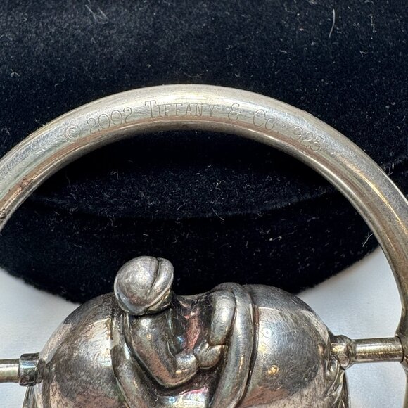 Tiffany & Co. Vehicle/Driver Baby Rattle Sterling Silver 925 Signed Rare - Picture 7 of 12